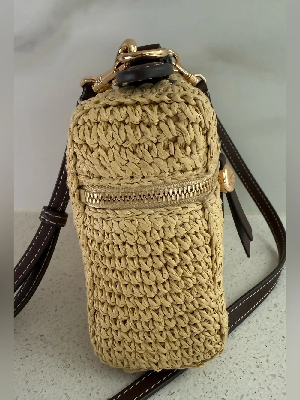Tory Burch Romy Woven Vanity Bag - Picture 4 of 8